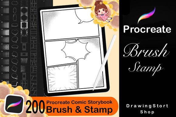 200 Procreate Comic Storyboard Builder: Your Visual Narrative Toolkit