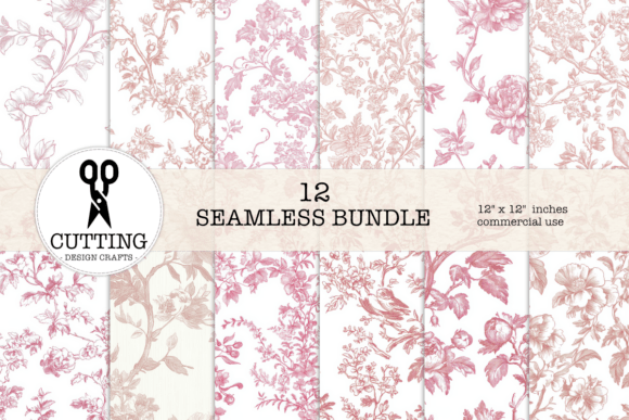 Blush Pink Toile De Jouy Pattern: A Timeless Design Essential