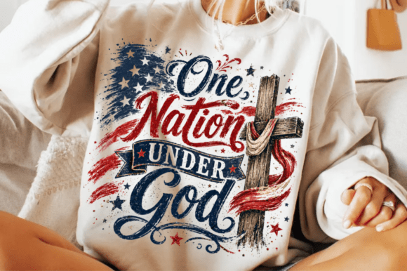 Celebrate with One Nation Under God Png for the 4th of July