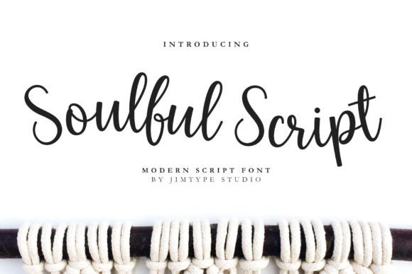 Discover Soulful Script: Your Font for Authentic Branding
