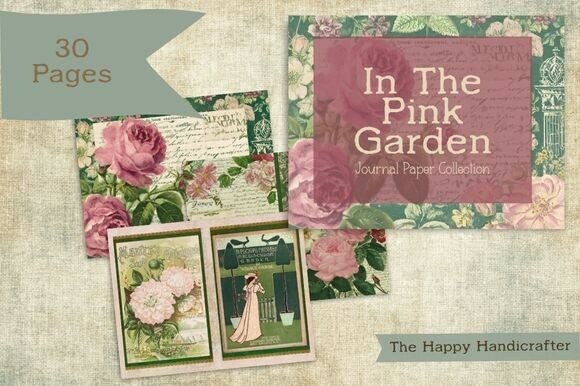 Embracing the Timeless Charm of Pink Garden Floral Journal Papers