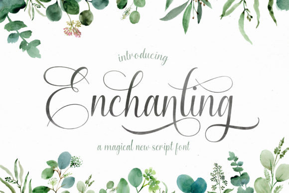 Enchanting Script: A Timeless Handwritten Font for Modern Design