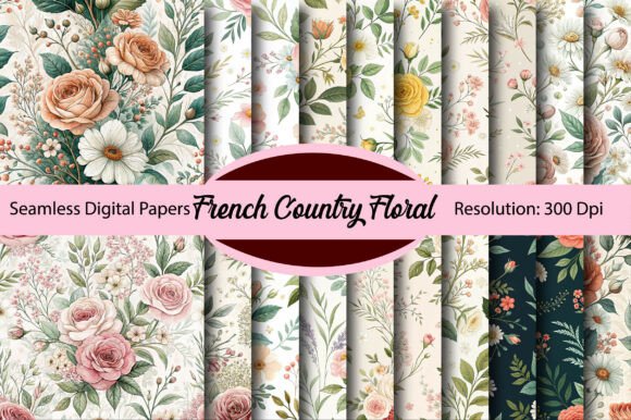 French Country Floral Digital Paper: A Designer's Secret Weapon