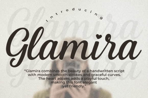 Glamira Script: Infusing Projects with Romantic Elegance