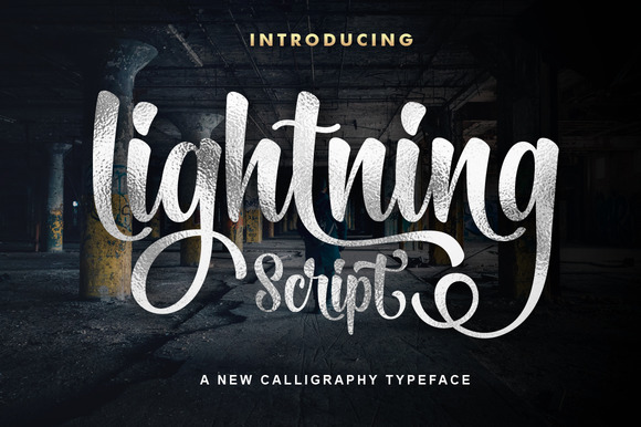Lightning Script: A Handwritten Typeface for Authentic Designs