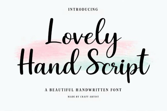 Lovely Hand Script: An Artisanal Touch for Modern Design