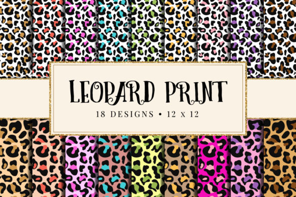 Unleash Your Creativity with Leopard, Cheetah Print Digital Paper