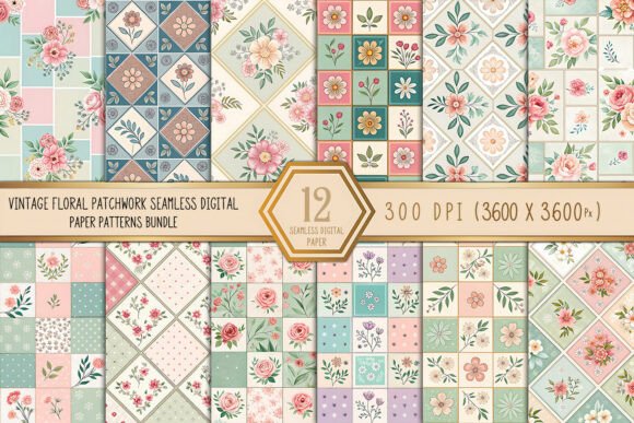 Vintage Floral Patchwork Digital Paper: A Designer's Guide