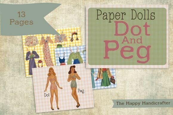 Vintage Paper Dolls – Dot & Peg: A Designer's Guide